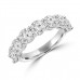 2.10 ct Ladies Round Cut Diamond Wedding Band Ring in 14 kt White Gold 2.10 ct Ladies Round Cut Diamond Wedding Band Ring in 14 kt White Gold